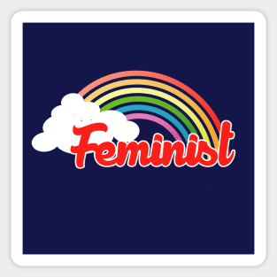 Feminist rainbow Sticker